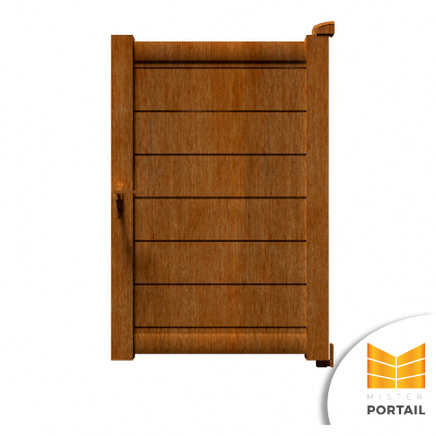 Portillon Moderne CARLINE - Chêne Doré