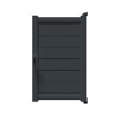 Portillon Moderne CARLINE <br> Anthracite