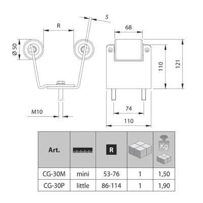 Butée Réglable De Coffre Gauche Ou Droite Compatible Pour DS3 308