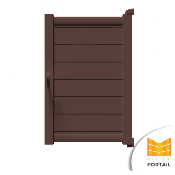 Portillon Moderne CARLINE <br> Anthracite