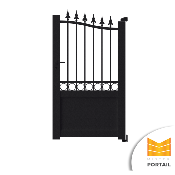 Portillon Traditionnel AMORPHA<br>Anthracite