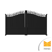 Portail Battant Traditionnel AULNE Anthracite