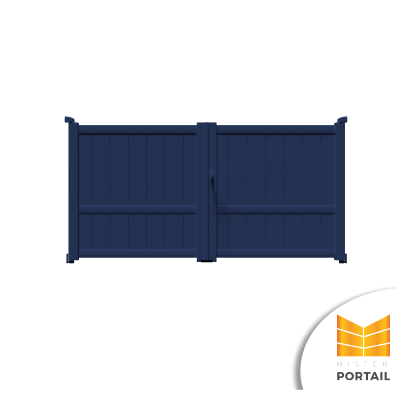 Portail Battant Moderne ONAGRE 200 - Bleu