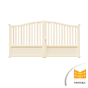 Portail Battant Classique RESEDA - Blanc