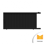 Portail Coulissant Moderne ADONIS<br>Anthracite