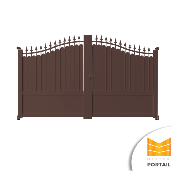Portail Battant Traditionnel AULNE Anthracite