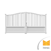 Portail Battant Classique RESEDA - Blanc