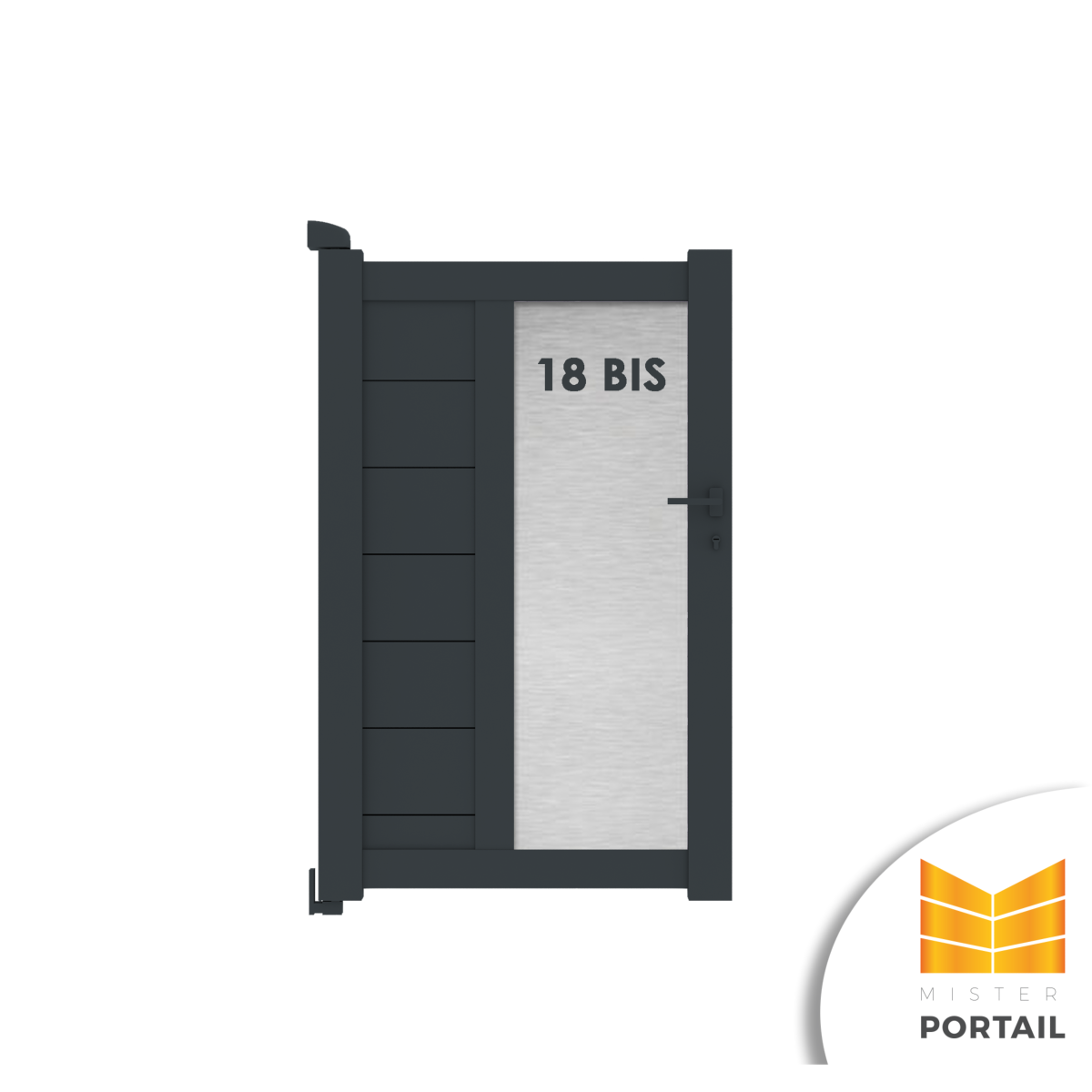 Portillon alu 100% personnalisable