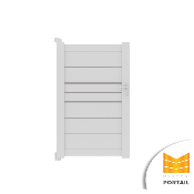 Portillon Moderne DORONIC <br> Anthracite