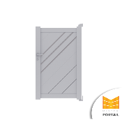 Portillon Moderne EDEL <br> Anthracite