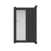 Portillon Design ASTRAGALE <br> Anthracite