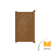 Portillon Moderne EDEL <br> Anthracite