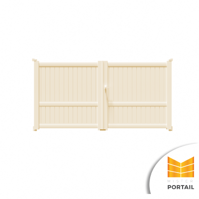 Portail Battant Moderne ONAGRE - Beige