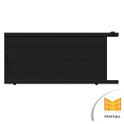 Portail Coulissant Moderne CARLINE<br>Anthracite