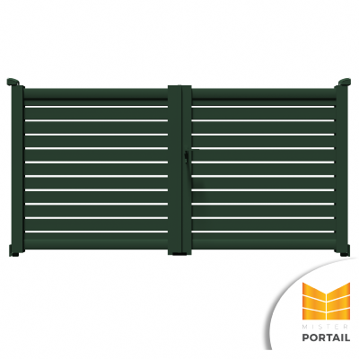 Portail Battant Moderne VELAR - Vert