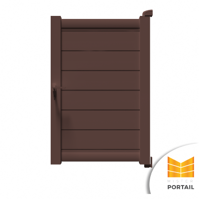 Portillon Moderne CARLINE - Marron