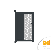 Portillon Design BRUYERE BICOLORE<br> Blanc / Anthracite