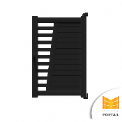 Portillon Moderne IRIS <br> Anthracite