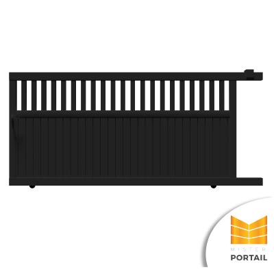 Portail Coulissant Moderne SWERTIE - Noir