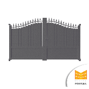Portail Battant Traditionnel AULNE Anthracite