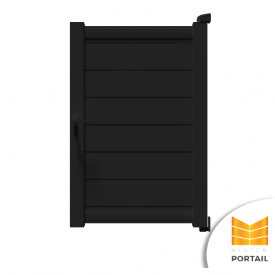 Portillon Moderne CARLINE - Noir