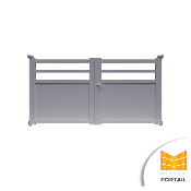 Portail Battant Moderne SPARTE <br> Anthracite