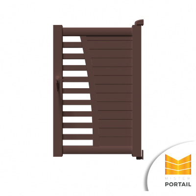 Portillon Moderne CORYDALE - Marron