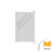 Portillon Moderne EDEL <br> Anthracite