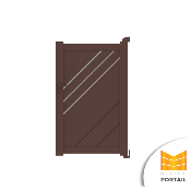 Portillon Moderne EDEL <br> Anthracite