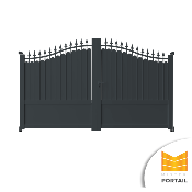 Portail Battant Traditionnel AULNE Anthracite