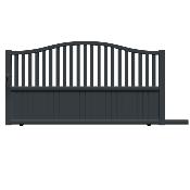 Portail Coulissant Classique RESEDA<br>Anthracite