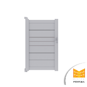 Portillon Moderne DORONIC <br> Anthracite