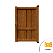 Portillon Moderne ONAGRE 200 <br> Anthracite