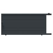 Portail Coulissant Moderne CARLINE<br>Anthracite