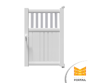 Portillon Moderne SWERTIE BICOLORE<br>Blanc / Anthracite