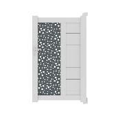 Portillon Design BRUYERE BICOLORE<br> Blanc / Anthracite