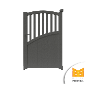 Portillon Moderne LIS <br> Anthracite