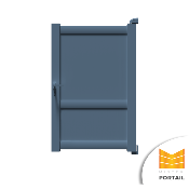 Portillon Moderne VESCE <br> Anthracite