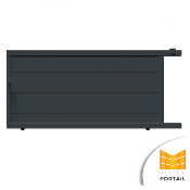 Portail Coulissant Moderne CARLINE<br>Anthracite