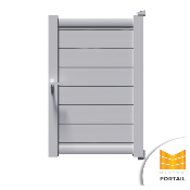 Portillon Moderne CARLINE <br> Anthracite